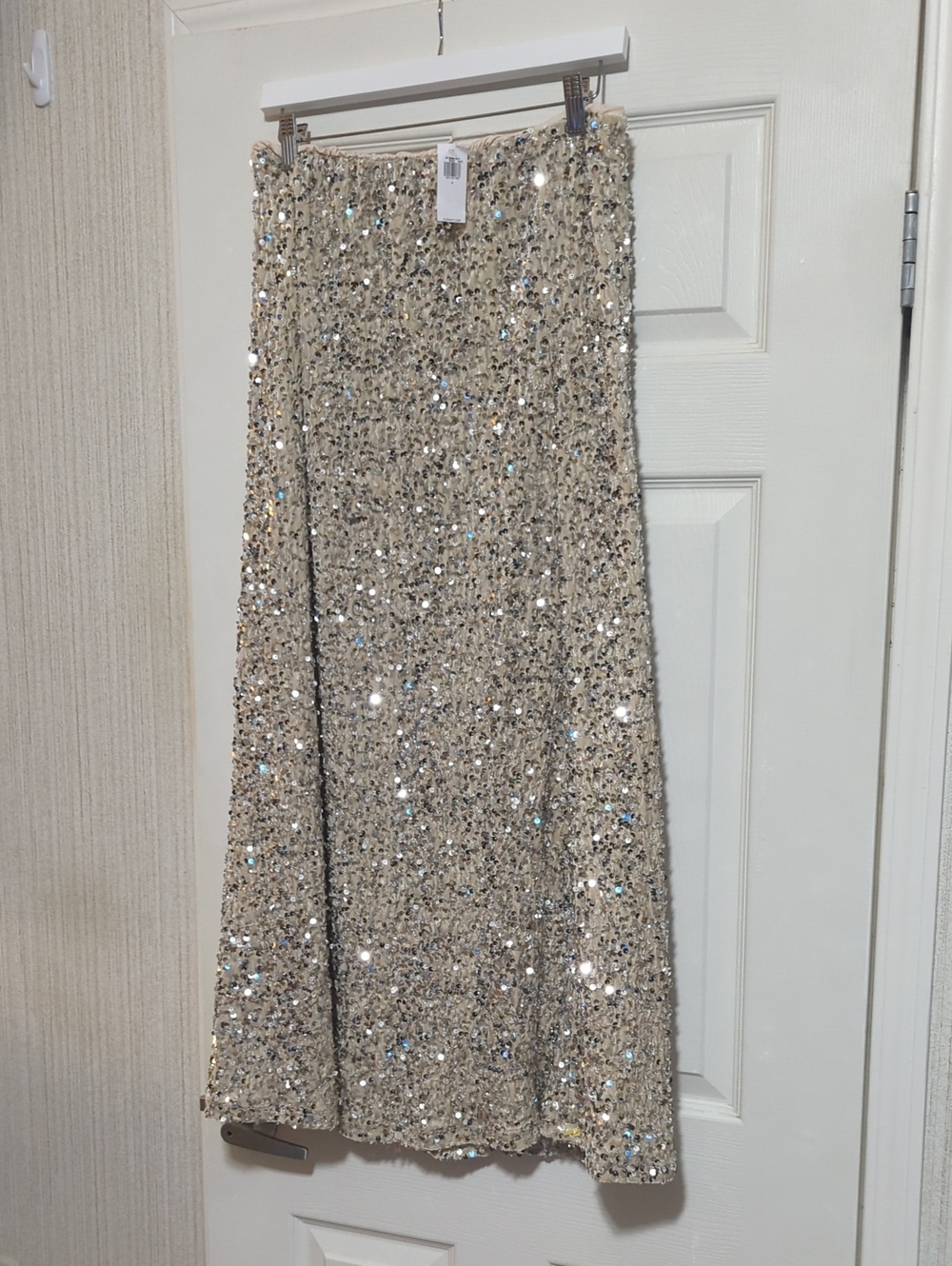 NWT Sequin Skirt - Champagne Sparkle